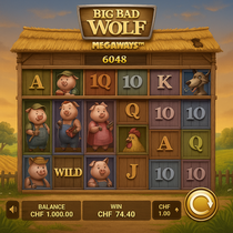 Spinanga - Big Bad Wolf Megaways Slot - NetEnt