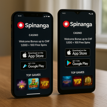 Spinanga Casino Apps - Native iOS und Android Apps zum Download